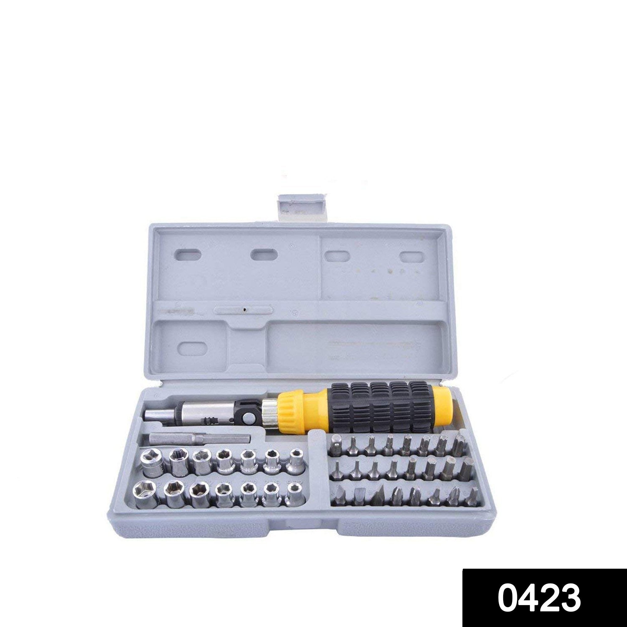 0423 Socket and Screwdriver Tool Kit Accessories (41 pcs) - SkyShopy 0423 Socket and Screwdriver Tool Kit Accessories (41 pcs) - SkyShopy